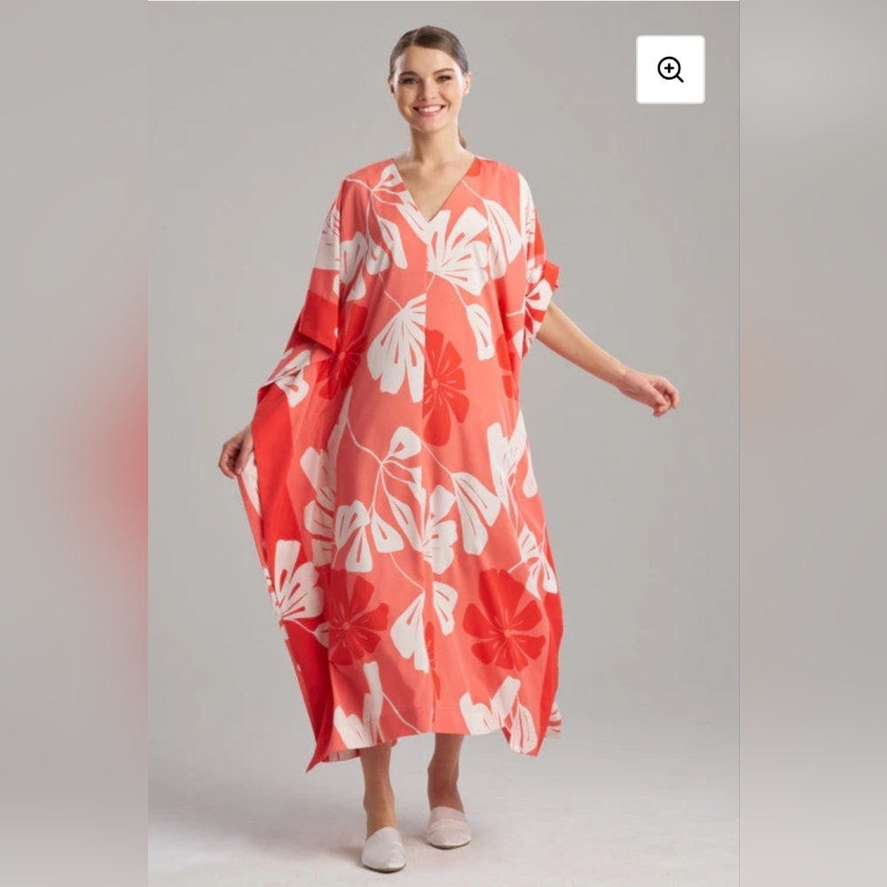NATORI Palma Caftan size L  NEW